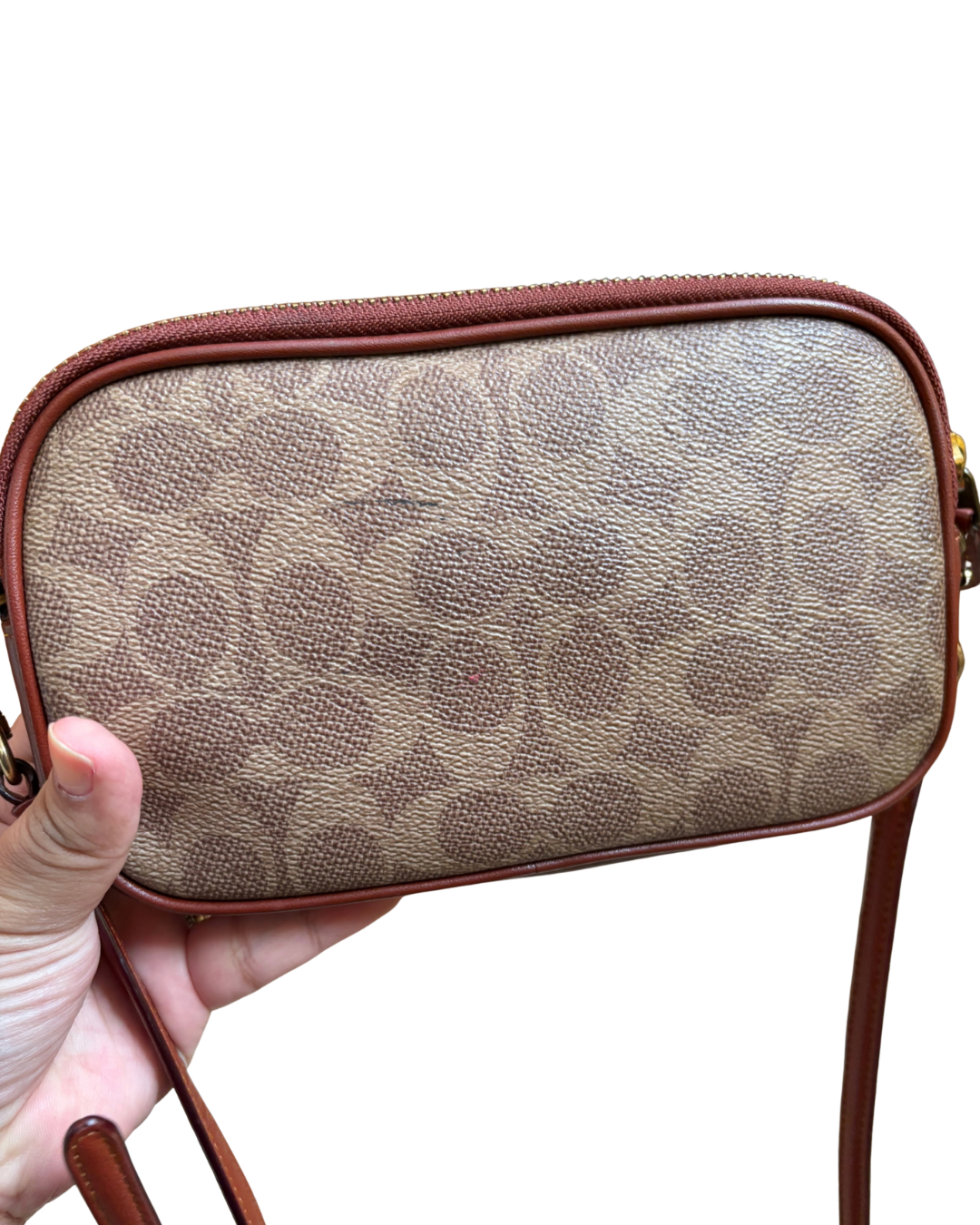 Coach Double Zip Crossbody Bag