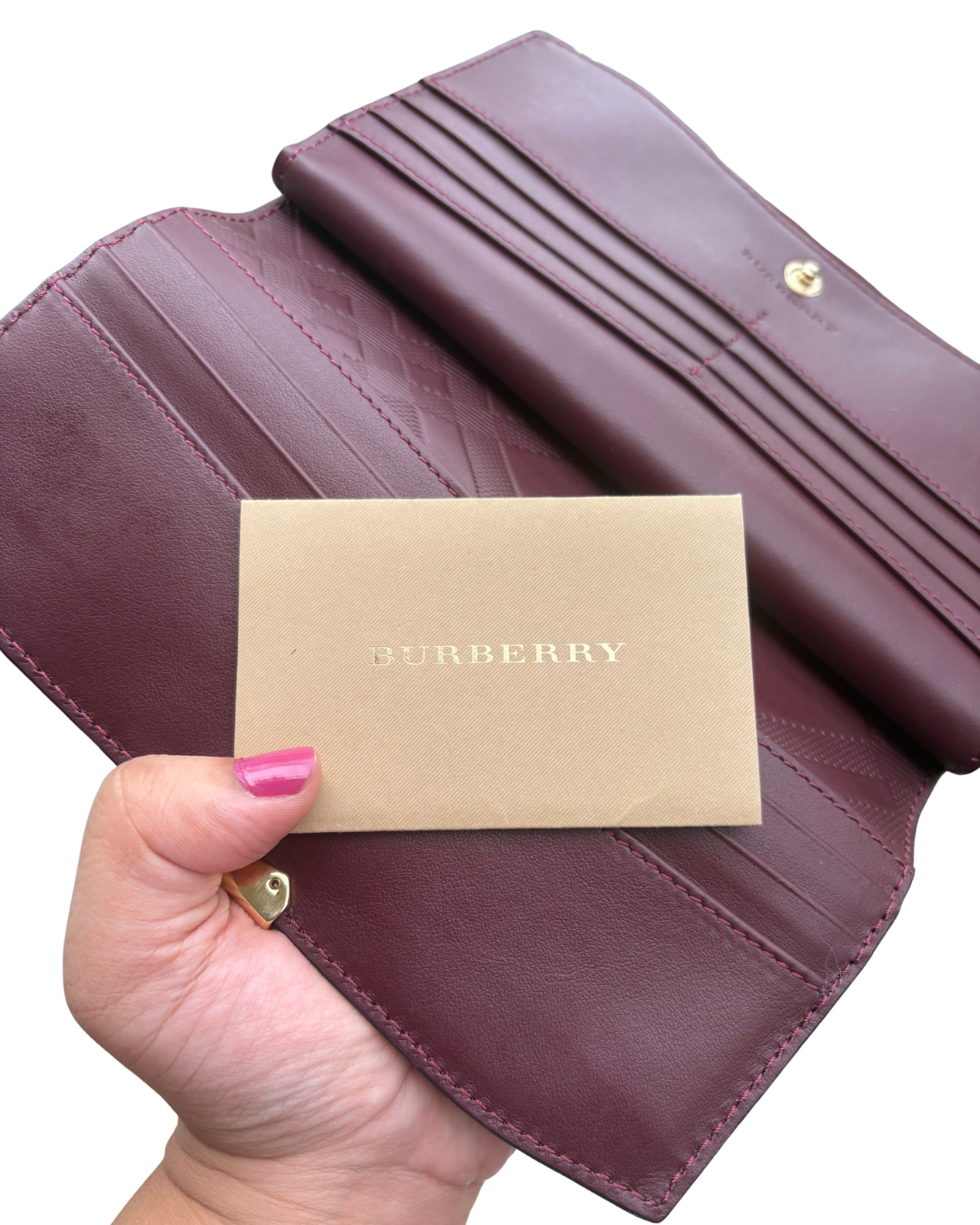 Burberry Alvington Leather Wallet