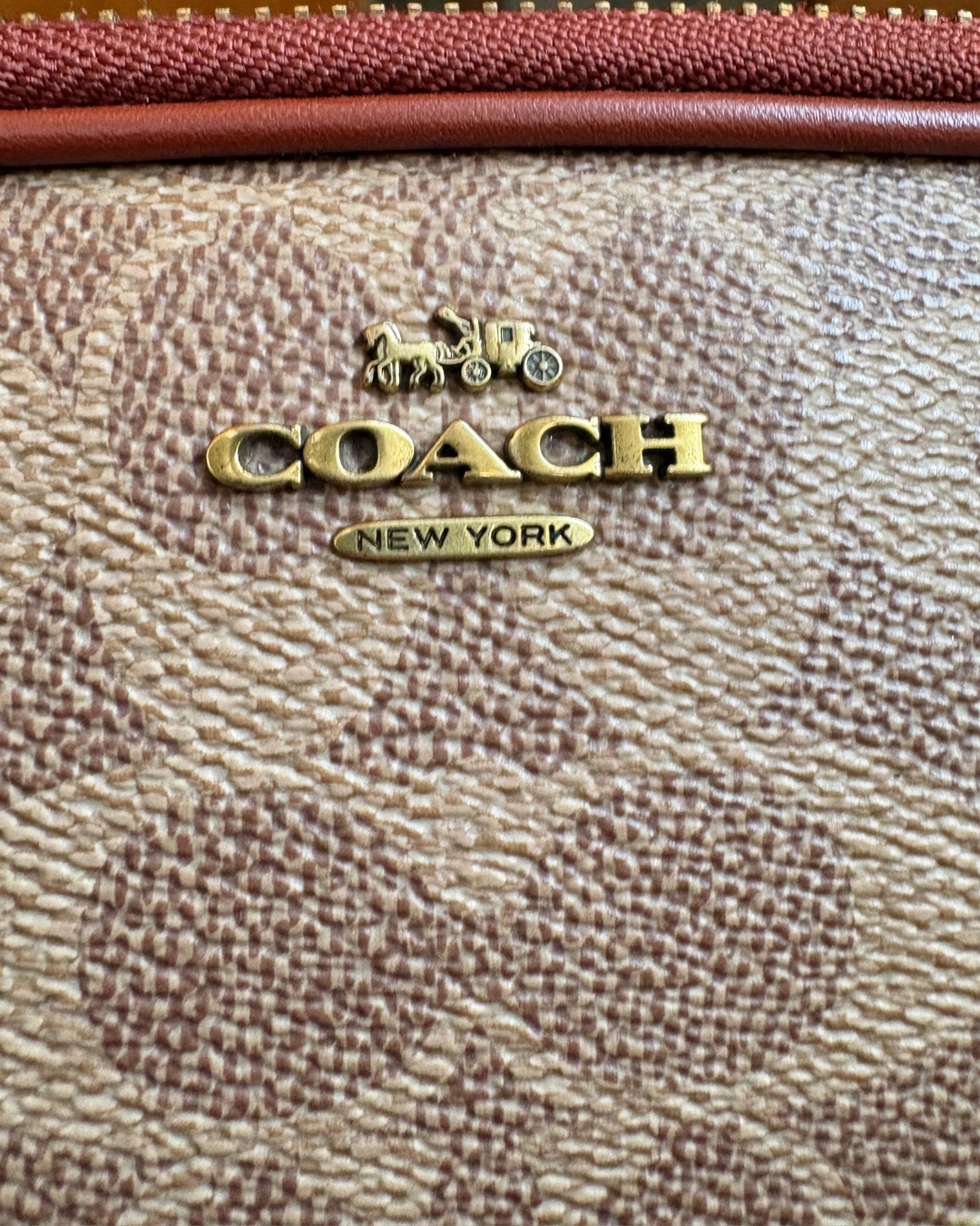 Coach Double Zip Crossbody Bag
