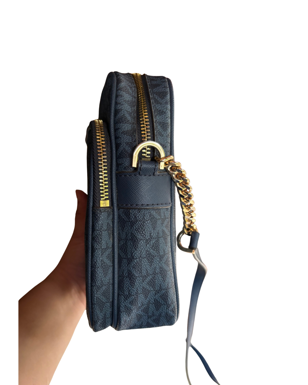 Michael Kors Jet Set Travel Signature Logo Crossbody Bag