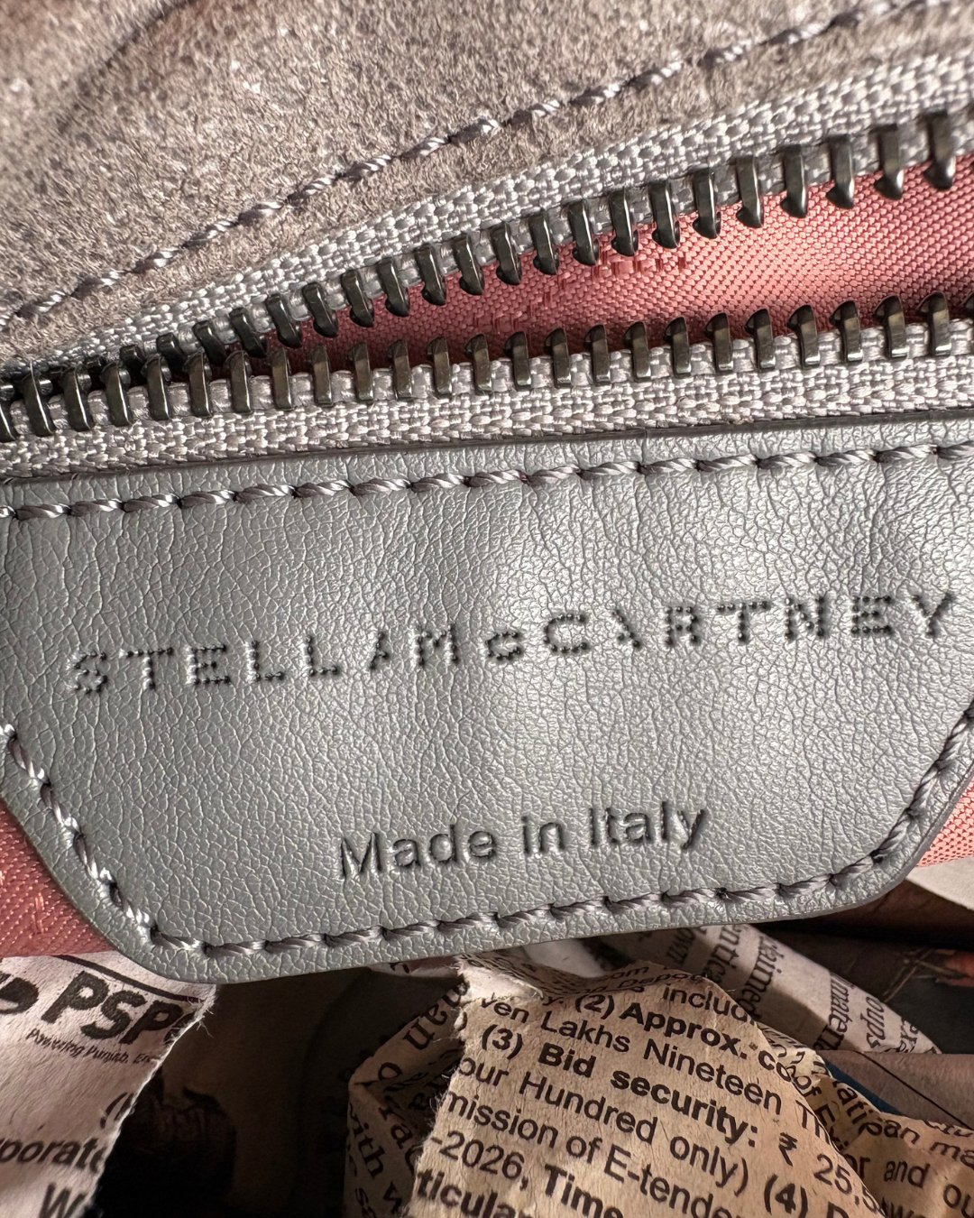 Stella McCartney Falabella silver chain tote