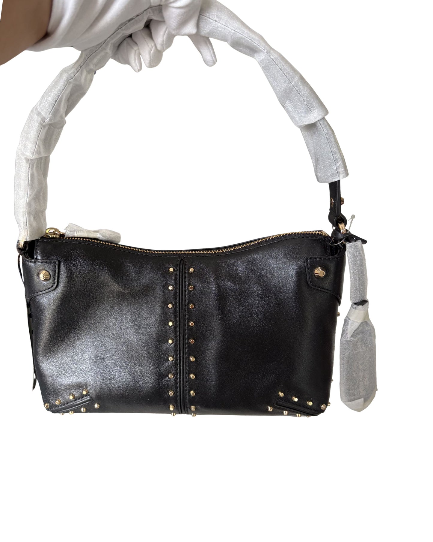 Michael Kors Astor Small Studded Leather Tote Bag